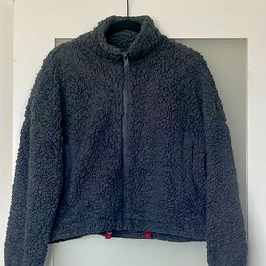 Urban Outfitters Cropped Teddy Jacket